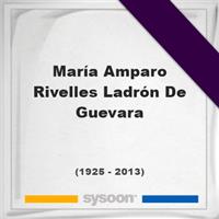 María Amparo Rivelles Ladrón De Guevara on Sysoon