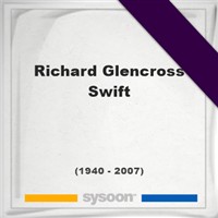 Richard Glencross Swift on Sysoon