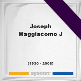 Joseph Maggiacomo J, Headstone of Joseph Maggiacomo J (1930 - 2008), memorial