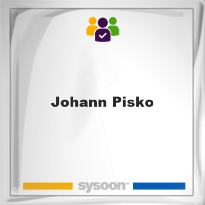 Johann Pisko on Sysoon