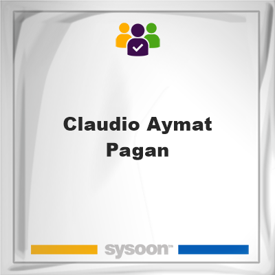 Claudio Aymat-Pagan, memberClaudio Aymat-Pagan on Sysoon