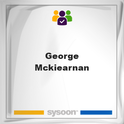 George McKiearnan, memberGeorge McKiearnan on Sysoon