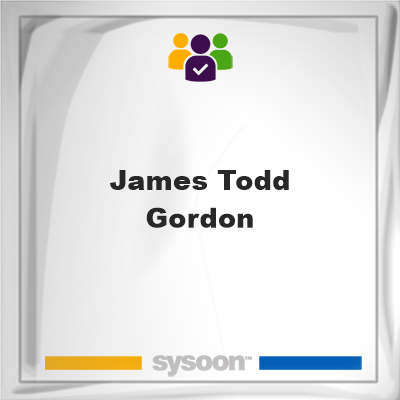 James Todd Gordon on Sysoon