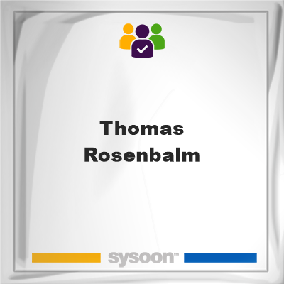 Thomas Rosenbalm, Thomas Rosenbalm, member