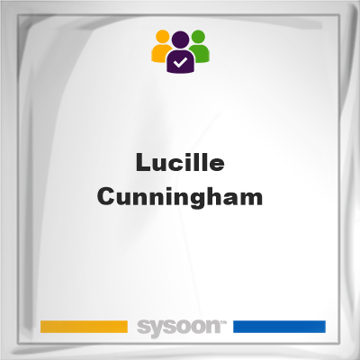 Lucille Cunningham, memberLucille Cunningham on Sysoon