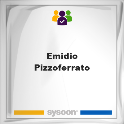 Emidio Pizzoferrato, memberEmidio Pizzoferrato on Sysoon