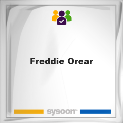 Freddie Orear, memberFreddie Orear on Sysoon