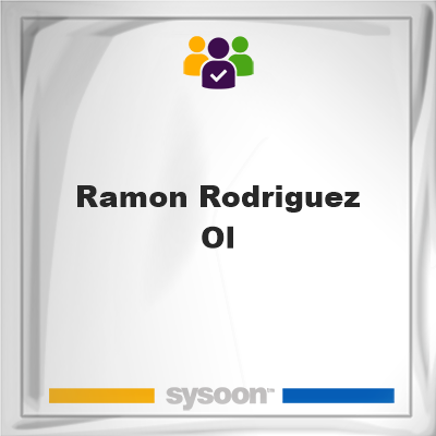 Ramon Rodriguez Ol, memberRamon Rodriguez Ol on Sysoon