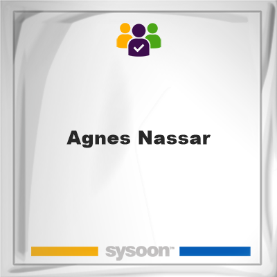 Agnes Nassar, memberAgnes Nassar on Sysoon