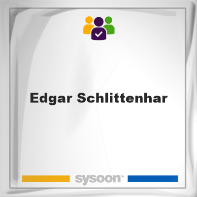 Edgar Schlittenhar on Sysoon