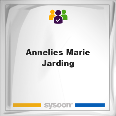 Annelies Marie Jarding, memberAnnelies Marie Jarding on Sysoon