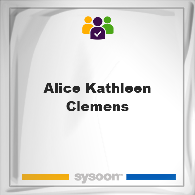 Alice Kathleen Clemens, Alice Kathleen Clemens, member