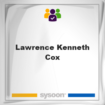 Lawrence Kenneth Cox, memberLawrence Kenneth Cox on Sysoon