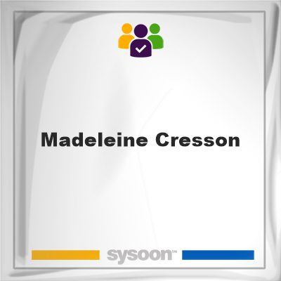 Madeleine Cresson on Sysoon