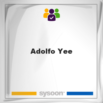 Adolfo Yee on Sysoon
