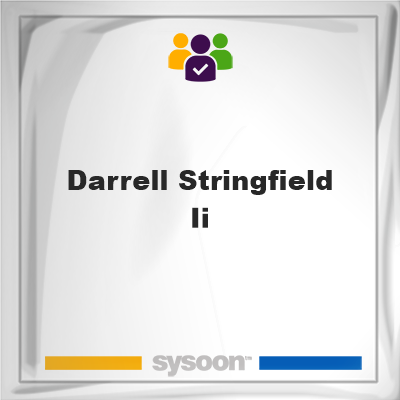 Darrell Stringfield II, memberDarrell Stringfield II on Sysoon