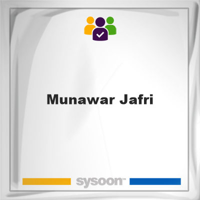 Munawar Jafri on Sysoon