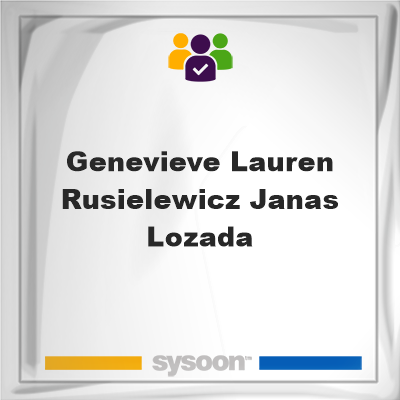 Genevieve Lauren Rusielewicz Janas Lozada, Genevieve Lauren Rusielewicz Janas Lozada, member