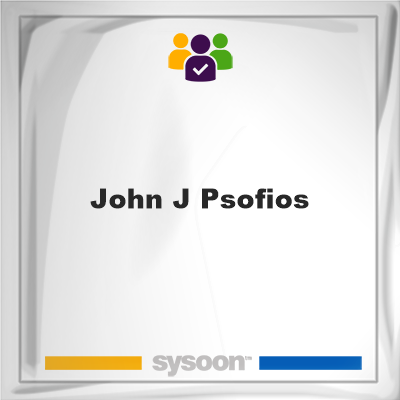 John J Psofios, Sysoon images John J Psofios, John J Psofios, member