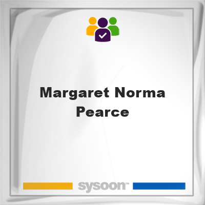 Margaret Norma Pearce on Sysoon