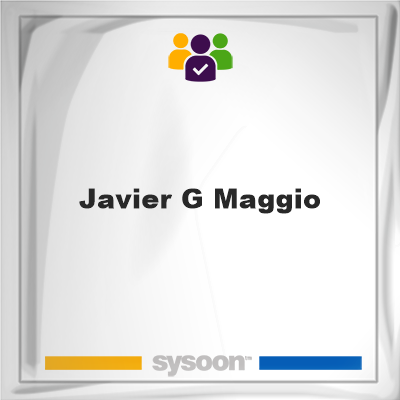 Javier G. Maggio, memberJavier G. Maggio on Sysoon