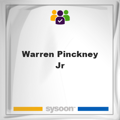 Warren Pinckney, Jr. on Sysoon
