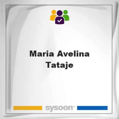 Maria Avelina Tataje on Sysoon