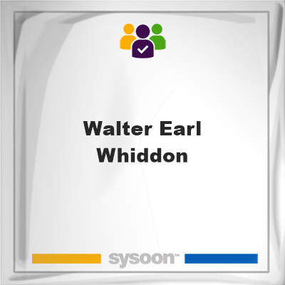 Walter Earl Whiddon, Walter Earl Whiddon, member