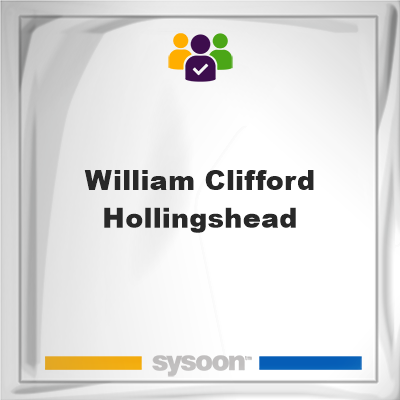 William Clifford Hollingshead on Sysoon