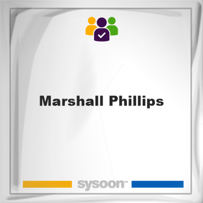 Marshall Phillips, Sysoon images Marshall Phillips, Marshall Phillips, member