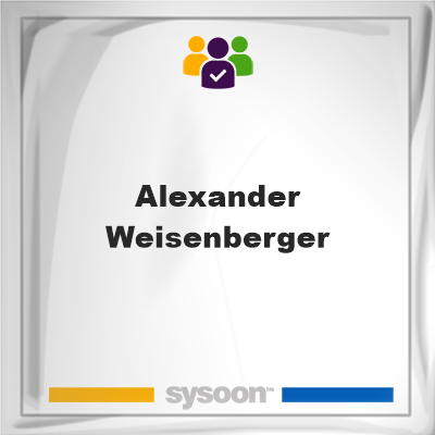 Alexander Weisenberger, memberAlexander Weisenberger on Sysoon