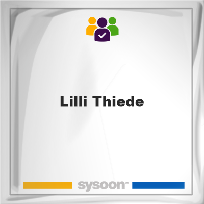 Lilli Thiede on Sysoon