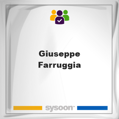 Giuseppe Farruggia on Sysoon