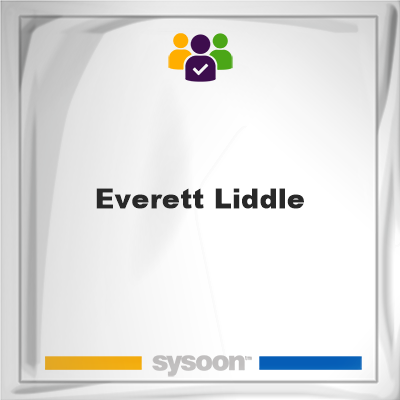 Everett Liddle, memberEverett Liddle on Sysoon