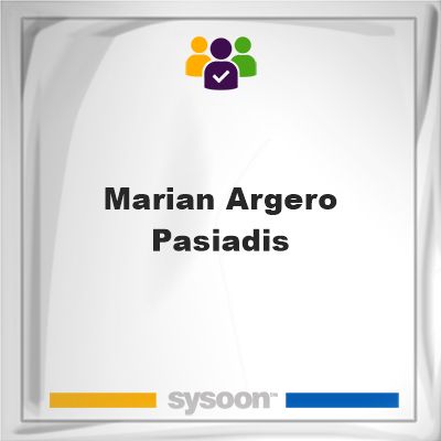 Marian Argero Pasiadis, memberMarian Argero Pasiadis on Sysoon