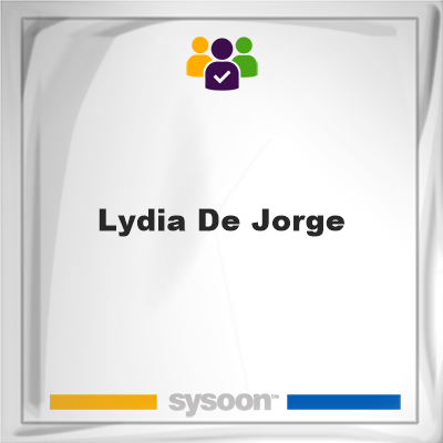 Lydia De Jorge on Sysoon