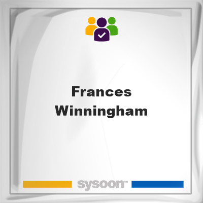 Frances Winningham on Sysoon