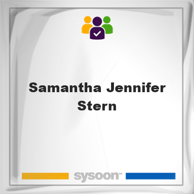 Samantha Jennifer Stern  on Sysoon