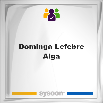 Dominga Lefebre-Alga on Sysoon