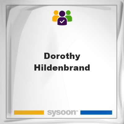 Dorothy Hildenbrand on Sysoon