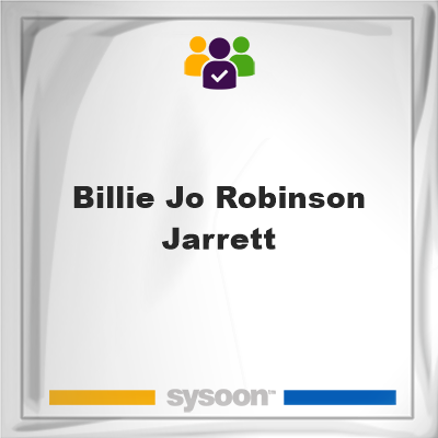 Billie Jo Robinson Jarrett, Billie Jo Robinson Jarrett, member