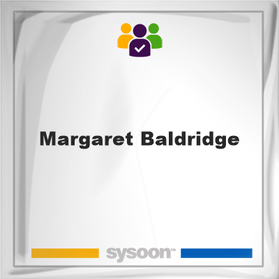 Margaret Baldridge, Margaret Baldridge, member