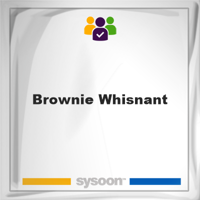 Brownie Whisnant, memberBrownie Whisnant on Sysoon