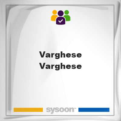 Varghese Varghese, memberVarghese Varghese on Sysoon