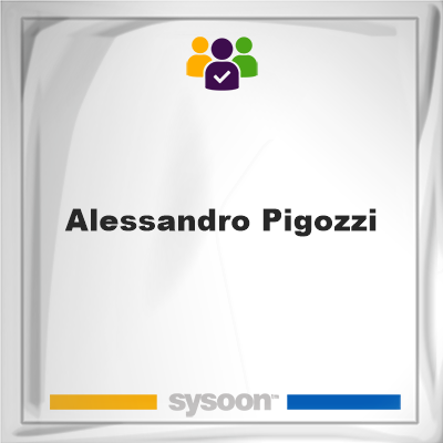 Alessandro Pigozzi on Sysoon