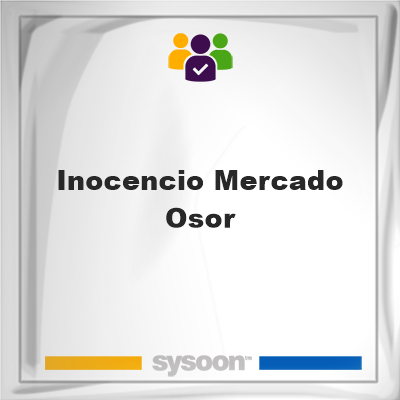 Inocencio Mercado-Osor, Inocencio Mercado-Osor, member