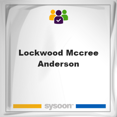 Lockwood McCree Anderson on Sysoon
