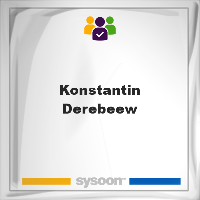 Konstantin Derebeew, memberKonstantin Derebeew on Sysoon