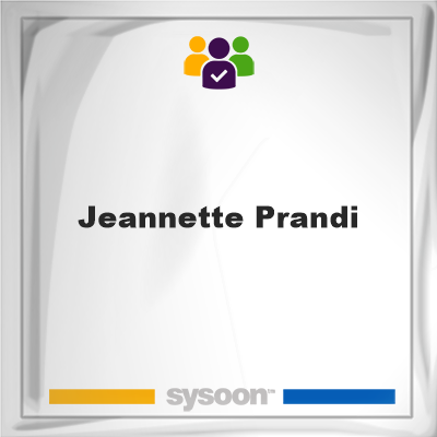 Jeannette Prandi, Jeannette Prandi, member