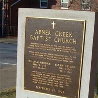 Abner Creek Baptist Church Cemetery on Sysoon